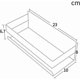 thumbnail image 2 of Self Adhesive Shower Caddy No Drilling Shower Caddy Bathroom Shelf SUS304 Stainless Steel 23X10X8cm, 2 of 5
