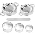 thumbnail image 1 of Máquina para hacer bolas de masa de 6 piezas, molde para bolas de masa de acero inoxidable, juego de utensilios para hacer bolas de masa de acero inoxidable, accesorios de cocina, 1 of 4