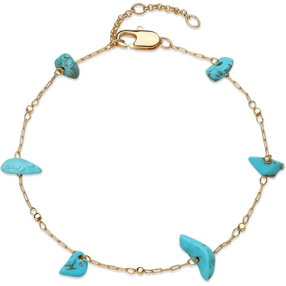 Gold Chain Bracelet For Women 14K Gold Plated Dainty Bracelets With Adjustable Chain Cute Bracelet Gold Trendy Jewelry[J3422]