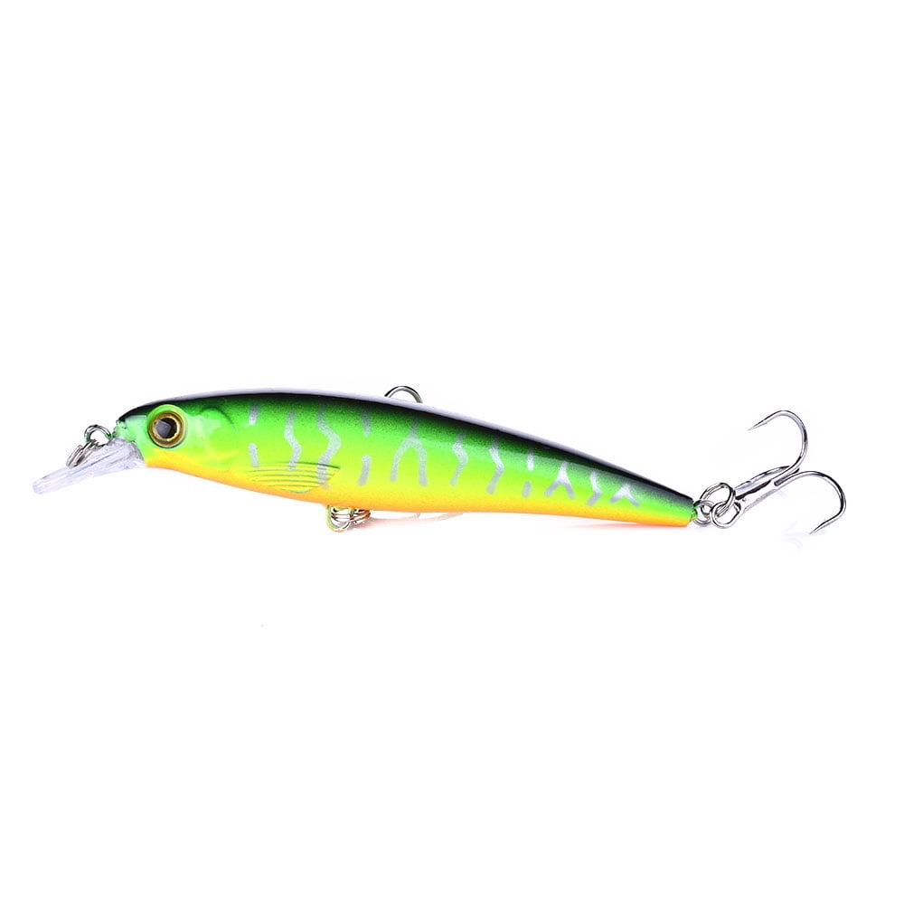HENGJIA Minnow Bass Fishing Lures - Jerkbait Lure Set Hard Baits Crankbait for Catfish Trout Walleye Fishing Bait 10Pcs/kit