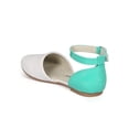 thumbnail image 3 of New Girl Little Angel Britt-845 Patent Two Tone D'orsay Ankle Strap Flat, 3 of 5