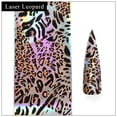 thumbnail image 4 of Onsdag Stickers de lámina holográfica para uñas con estampado de leopardo, 10 piezas, 4 of 7