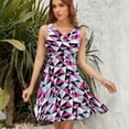 thumbnail image 7 of Abbey Bominable Dress Summer Street Style Dresses Female Sleeveless Printed Sundress, 7 of 7