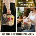 thumbnail image 5 of ZUXONGSY Cardinal Daisy Sunset Print Bible Case for Women Quilted Bible Cover Portable ChuZU Bag with Tabs & Durable Handle Christian Tote Bag for Daily Use, ChuZU, 5 of 7