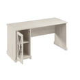 thumbnail image 6 of Bush Lennox Engineered Wood Desk with Storage Cabinet in Linen White Oak, 6 of 7