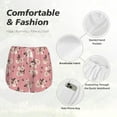 thumbnail image 6 of Qekee Rose Flowers for 2 in 1 Flowy Running Shorts for Women High Waisted Gym Tennis Shorts Double Layer Shorts with Pocket, 6 of 9
