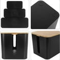 thumbnail image 3 of relayinert Desk For Tough For Desk Plastic Organizer Storage For Enduring No To For Storage Enduring Cables Organized Case Black S, 3 of 6