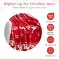 thumbnail image 4 of hengsof Christmas Soft Flannel Blanket Warm Fleecy Holiday Decorative Blanket Winter Comfortable Sofa Blanket, 4 of 6