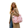 thumbnail image 3 of Corduroy Tote Bag for Women,Large Capacity Cute Tote Bags With 6 Pockets,Crossbody Shoulder Handbag for Work Travel Gym, 3 of 6