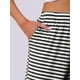 thumbnail image 5 of Pantalones de pijama de algodón para mujer INSPIRE CHIC con cintura elástica, sueltos, pantalones de lounge con bolsillos, sudaderas 2XL a rayas negras, 5 of 6