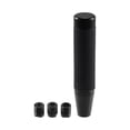 thumbnail image 1 of Cylinder Shift Knob, 18cm Universal for Automatic and Manual Vehicle Gear Shifter Knob with 3 Adapter Aluminum Alloy Black, 1 Set, 1 of 7