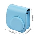 thumbnail image 7 of For Portable Instant Camera Case Bag Holder PU Leather With Shoulder Strap Compatible With  Fuji  Mini 11, 7 of 7