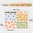 thumbnail image 2 of 1pc Rectangle PVC Plastic Waterproof Card Stickers Self-adhesion Card Skin for Bank Card Decor Fruit 186x137mm, 2 of 6