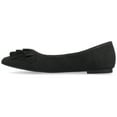 thumbnail image 3 of Journee Womens Judy Slip On Pointed Toe Ballet Flats, Widths Available, 3 of 10
