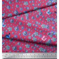 thumbnail image 2 of Soimoi Cotton Duck Fabric Butterfly & Flower Printed Fabric 1 Yard 42 Inch Wide, 2 of 3