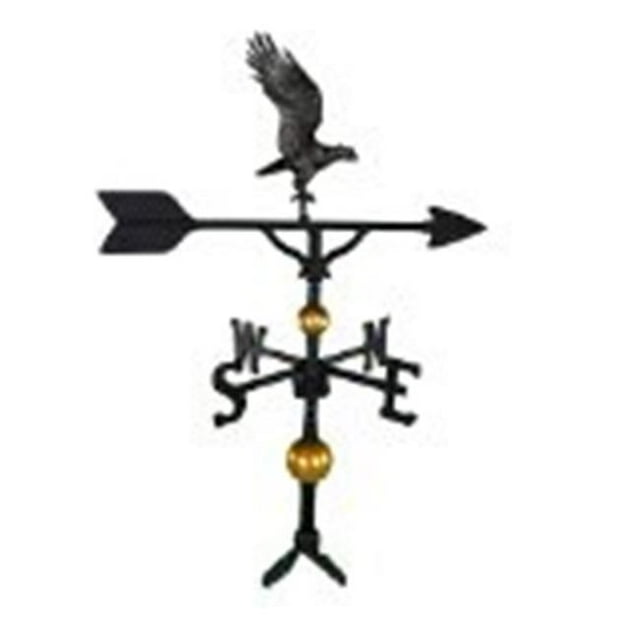 300 Series 32 In. Deluxe Swedish Iron Full Bodied Eagle Weathervane