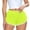 Green, variant on Kcolen Womens Biker Shorts 3 Inch,Ladies Summer Workout Biker Shorts Solid Color High Waist Breathable Lightweight Shorts