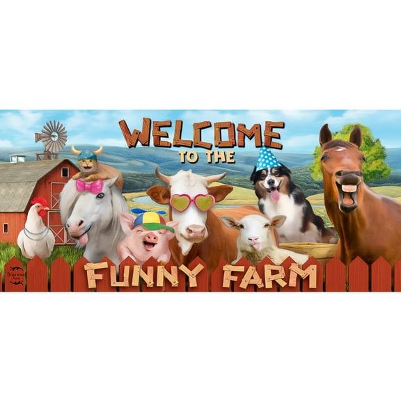 Briarwood Lane Funny Farm Mini Mat