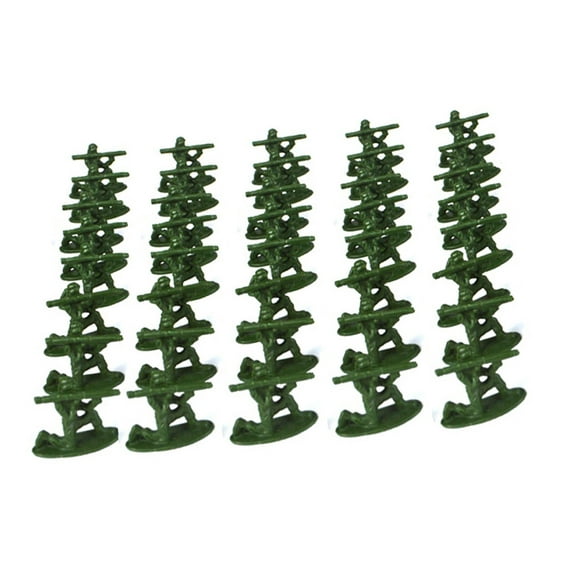 Lovehome 100 pcs Military Playset Plastic Toy Soldiers Men 3.8cm Figures