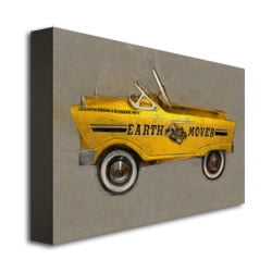 Trademark Fine Art "Earth Mover Pedal Car" Canvas Art by Michelle Calkins