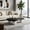 Black+White-40'', variant on 47.2" Cloud Coffee Table for Living Room, Irregular Coffee Table Modern Low Coffee Tables Abstract Faux Stone Cute Center Table with 3 Ball Legs for Small Space Apartment