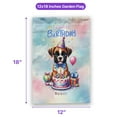 thumbnail image 5 of Happy Birthday Cute Puppy Boxer with Cake Gifts Party Hat Garden Flag 12x18in Double Sided Boxers Dog Lover Gifts Idea Outdoor Decor - 00029, 5 of 5