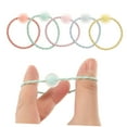 thumbnail image 5 of DINHEAROM 20Pcs Assorted Color Clear Hair Ties for Ladies and Girls Daily and Party Wear, 5 of 8