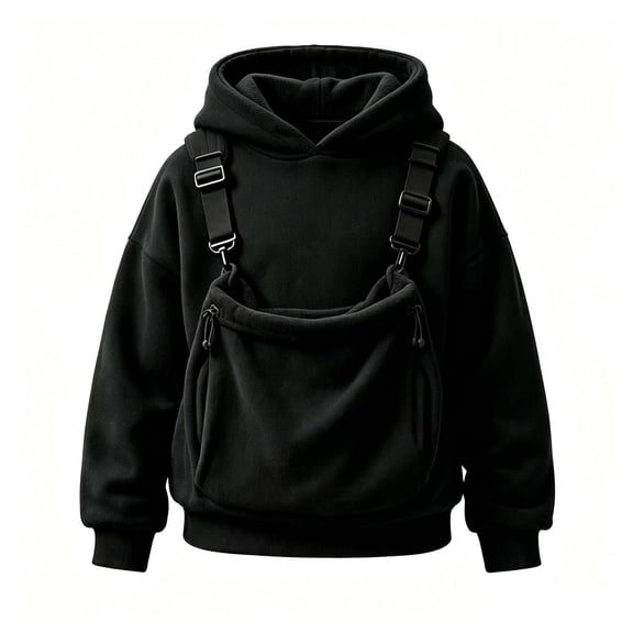 Shadoumai Girls Solid Color Front Zip Hooded Sweatshirt Lightweight Soft Long Sleeve Casual Top for School and Daily Outings, Girls Front Zip Everyday Sweatshirt