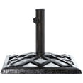 thumbnail image 3 of Gardenised QI003816 17.25 x 13 in. Square Cast Iron Umbrella Base Stand, Bronze, 3 of 14
