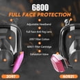 thumbnail image 2 of Máscara antigás facial integral Wfoai 6800 con filtros 60921 y 2097, 2 of 7