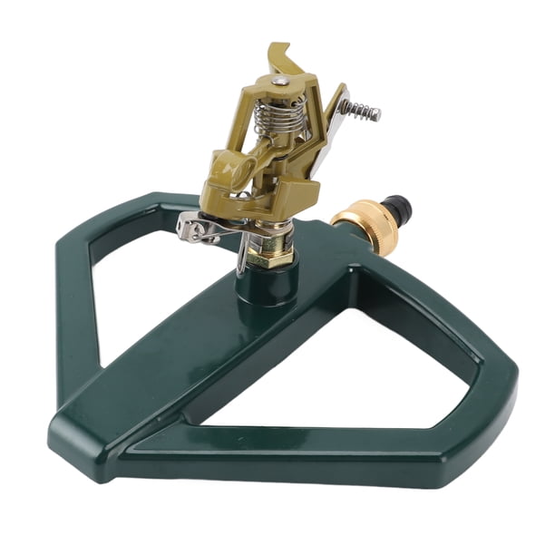 Aspersor de Metal de Agua Giratorio para Césped, Rotacia de 360 Grados. Regadera de Jardín automática, Cobertura de Área Grande Resistente Al ÓXido Aspersor de Césped