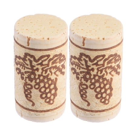 

10 Pcs Natural Wooden Wine Corks Premium Straight Cork Stopper Excellent for Bottled Wine
