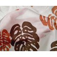 thumbnail image 4 of oneOone Silk Tabby Brown Fabric Monstera Leaves Block Sewing Material Print Fabric By The Yard 42 Inch Wide, 4 of 4