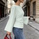 thumbnail image 5 of Xuyuer Long Sleeve Shirts for Women Business Casual Round Neck Tops Fall Fashion Clothes Workout Plus Size Teacher Winter Outfits 2025, 5 of 5