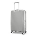 thumbnail image 4 of American Tourister Color Waves Medium Checked Expandable Luggage Suitcase with Spinner Wheels, Silver, 4 of 9
