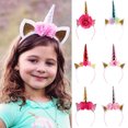 thumbnail image 3 of Elastic Flower Hairband Headwear Diadema Niñas - Oro 2, se describe Sunnimix Cinta para el oído del gato, 3 of 8