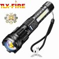 thumbnail image 2 of Super 90000 Lumens Flashlight 30w 18led Telescopic Zoom Powerful Torch, 2 of 5