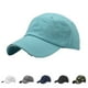 thumbnail image 4 of Gorra de béisbol de algodón para mujer con agujero para la coleta - Visera curvada, sombrero transpirable para el sol, deportes al aire libre en primavera/verano, material de algodón natural, 4 of 4
