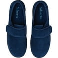 thumbnail image 2 of Silvert's Pantoufles pour Hommes Douces et Confortables à Fermeture Facile, 13, Marine, 2 of 2