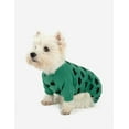 thumbnail image 2 of Leveret Dog Cotton Pajama Bunny Green S, 2 of 2