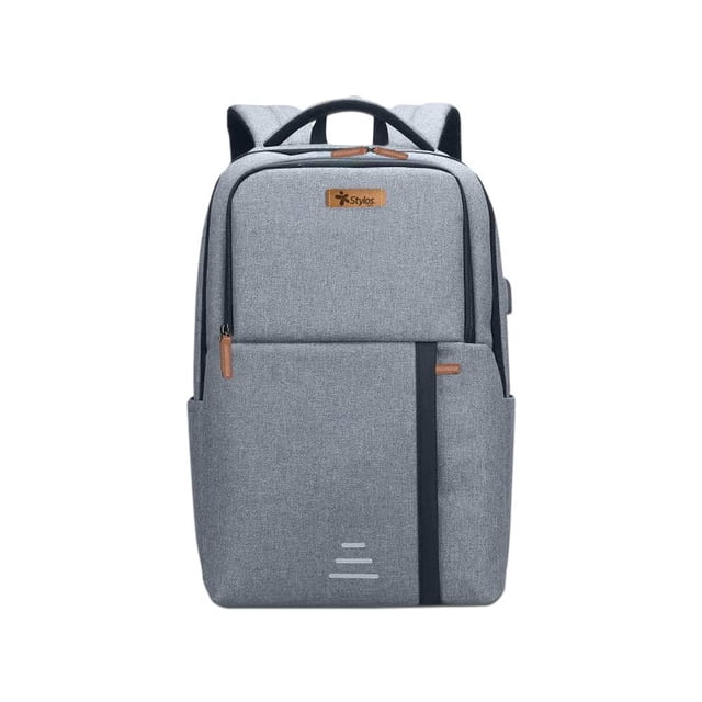 Mochila Stylos Smart para Laptop de hasta 15.6 . Color Gris. Stylos STABAP2S
