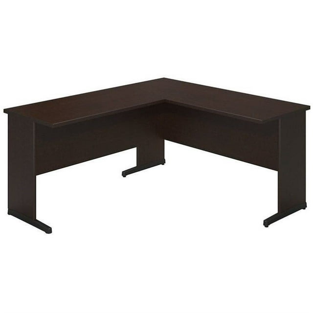 Bush Business Series C Elite 60Wx24D L Computer Desk in Mocha Cherry
