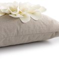 thumbnail image 5 of JWH 3D White Daisy Pillow Case Linen Blend Base Hand-Stitched Flower Center Decorative Cushion Cover for Living Room Bed 18"x18", 5 of 9