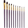 thumbnail image 2 of Pincel profesional de 20 piezas para pintura acrílica, óleo, acuarela, perfecto para tableros, pintura artística de cara/uñas, 2 of 5