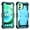 Blue, variant on Apple iPhone 12 Pro Max Case, 6.7" Phone 12 Pro Max Clip Belt Holster, Takfox Shockproof Swivel Defender Heavy Duty Armor Protective Cases & 2 PCS Screen Protector with Kickstand Rugged Cover, Green