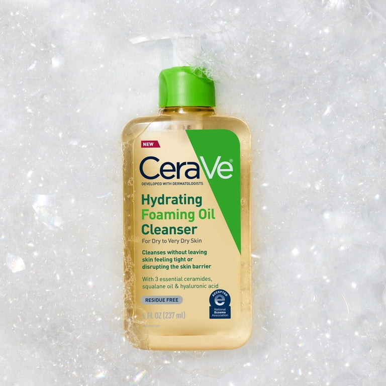 CeraVe Hydrating Foaming Oil Cleanser for Dry Skin photo 8