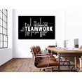 thumbnail image 2 of Teamwork Canvas Wall Art - Large Framed Motivational Quotes Artwork Modern Home Decor - Inspirational Posters Decor For Office Framed Ready to Hang, 2 of 6