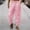 Pink, variant on YHAJDS Men Linen Drawstring Pants Solid Color Lightweight Breathable Summer Casual Bottoms