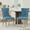 Light Blue, variant on CQSXDA Modern High-End Upholstered Dining Chair Set of 2 Velvet with Chrome Plating Legs and Nailhead Trim, Light Blue