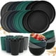 thumbnail image 1 of PHANCIR Juego de Vajilla de Paja de Trigo de 32 Pzas, Platos y Tazones de Cocina Reutilizables, Multicolor, 16 Platos, 8 Tazones, 8 Tazas, 1 of 8